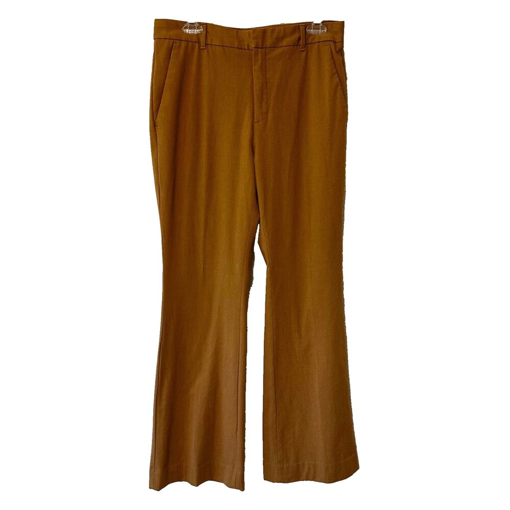 Banana Republic Bootcut Fit Dress Pants Womens 6 Camel Brown High Rise